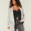 Easy Fringe No-Close Cardigan