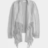 Easy Fringe No-Close Cardigan