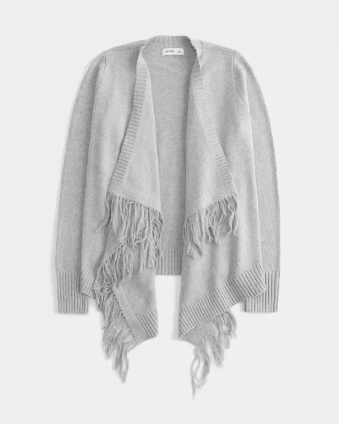Easy Fringe No-Close Cardigan