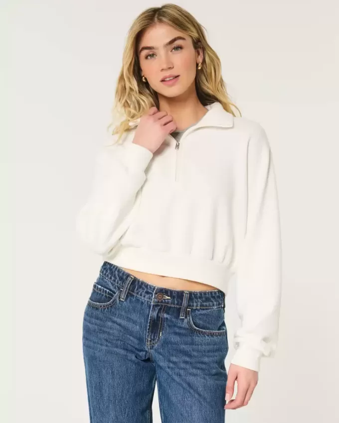 Easy Mini Half-Zip Sweatshirt