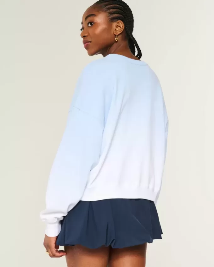 Easy Montauk New York Graphic Crew Sweatshirt