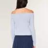 Easy New York Graphic Off-the-Shoulder Top