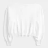 Easy Off-the-Shoulder Terry Sweatshirt