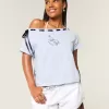 Easy Off-the-Shoulder Tie T-Shirt