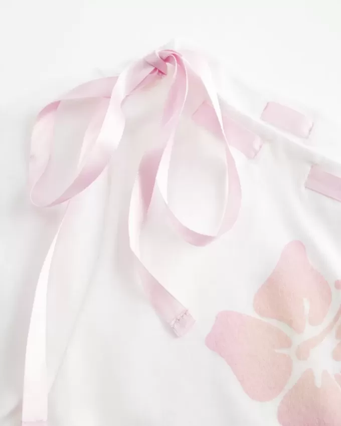 Easy Off-the-Shoulder Tie T-Shirt