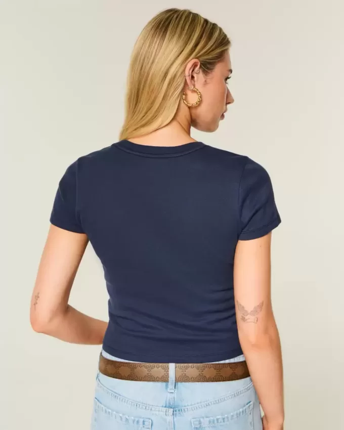 Easy Short-Sleeve Crew Baby Tee