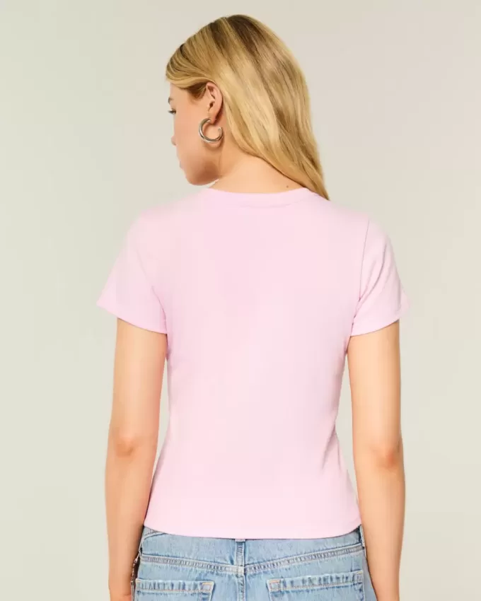 Easy Short-Sleeve Crew Baby Tee