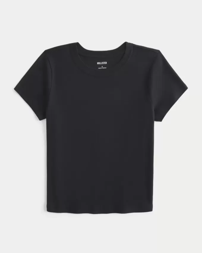 Easy Short-Sleeve Crew Baby Tee