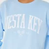 Easy Siesta Key Graphic Crew Sweatshirt