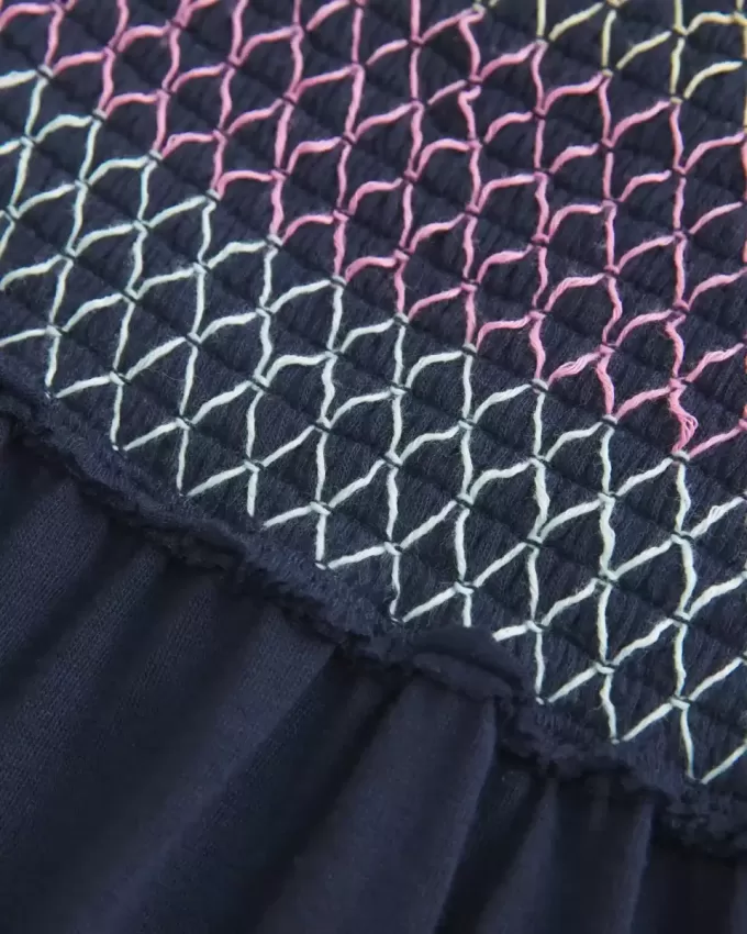 Easy Strapless Smocked Babydoll Top