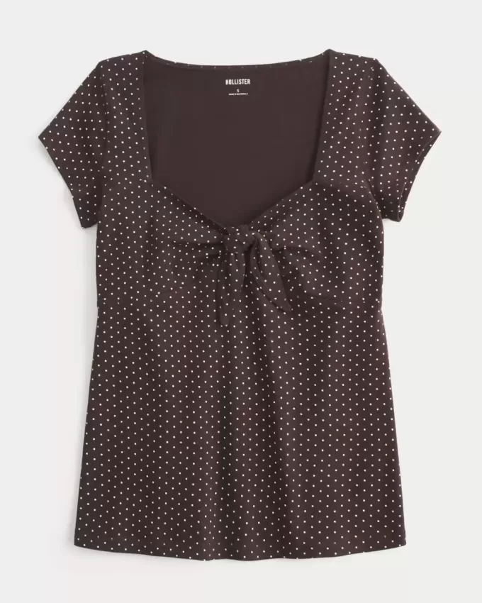 Easy Tie Bust Babydoll Top