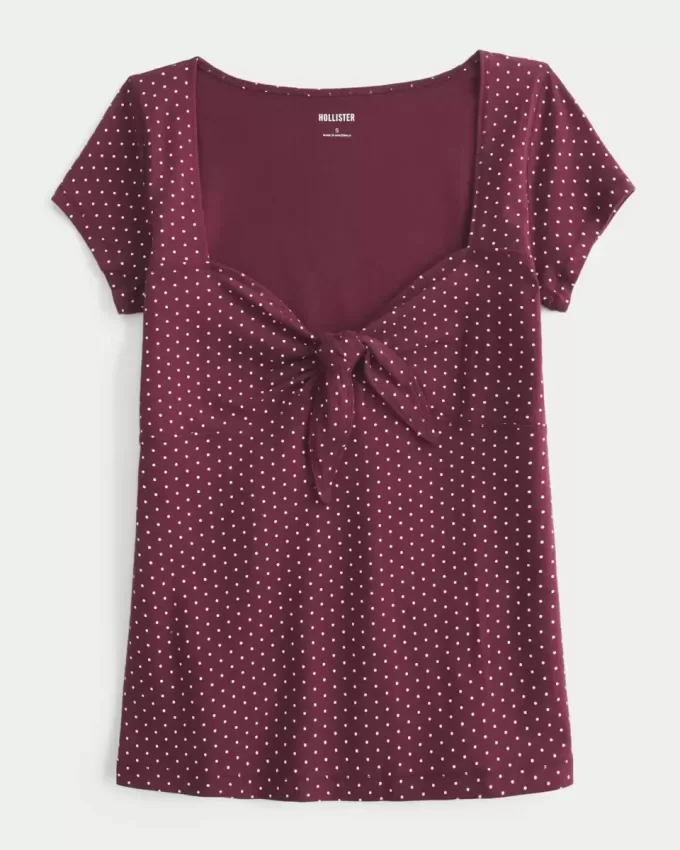 Easy Tie Bust Babydoll Top