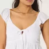 Easy Tie-Front Babydoll Top