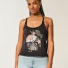 Easy Trend Drop Surf Graphic Tank
