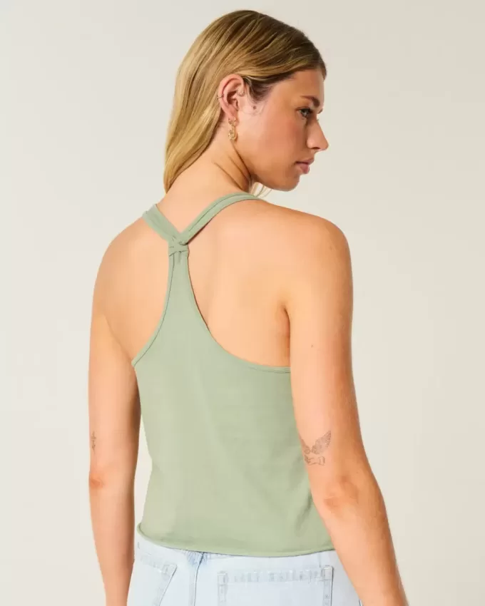 Easy Trend Drop Tropical Bird Graphic Tank