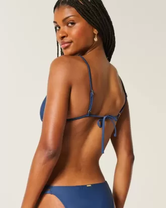 Embellished Triangle Bikini Top