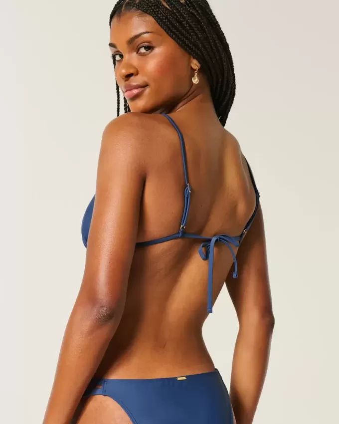 Embellished Triangle Bikini Top