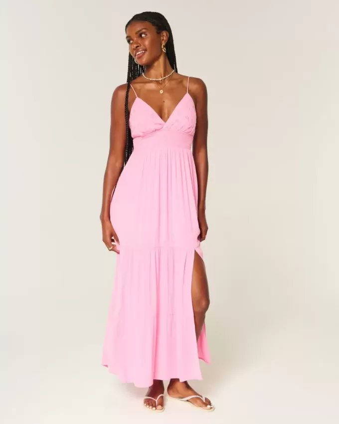 Embroidered Maxi Dress