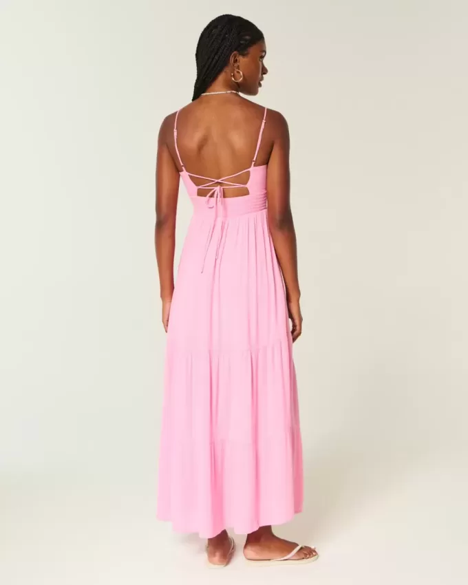 Embroidered Maxi Dress