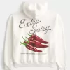 Extra Spicy Peppers Graphic Hoodie