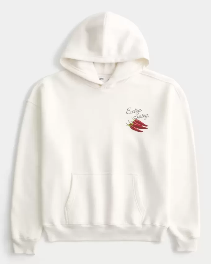 Extra Spicy Peppers Graphic Hoodie