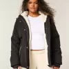 Faux Fur-Lined All-Weather Jacket