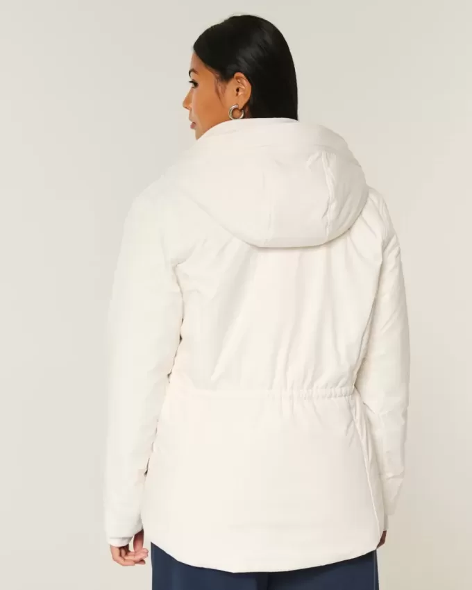 Faux Fur-Lined All-Weather Jacket