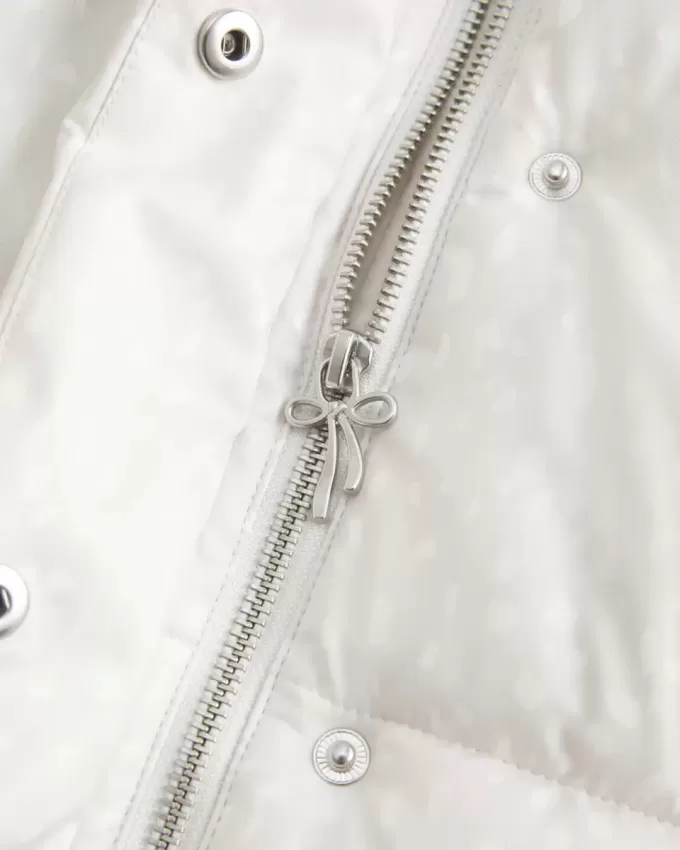 Faux Fur-Lined Puffer Jacket