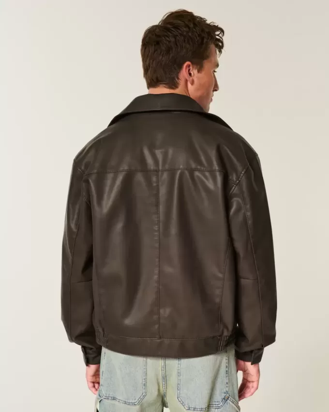 Faux Leather Jacket
