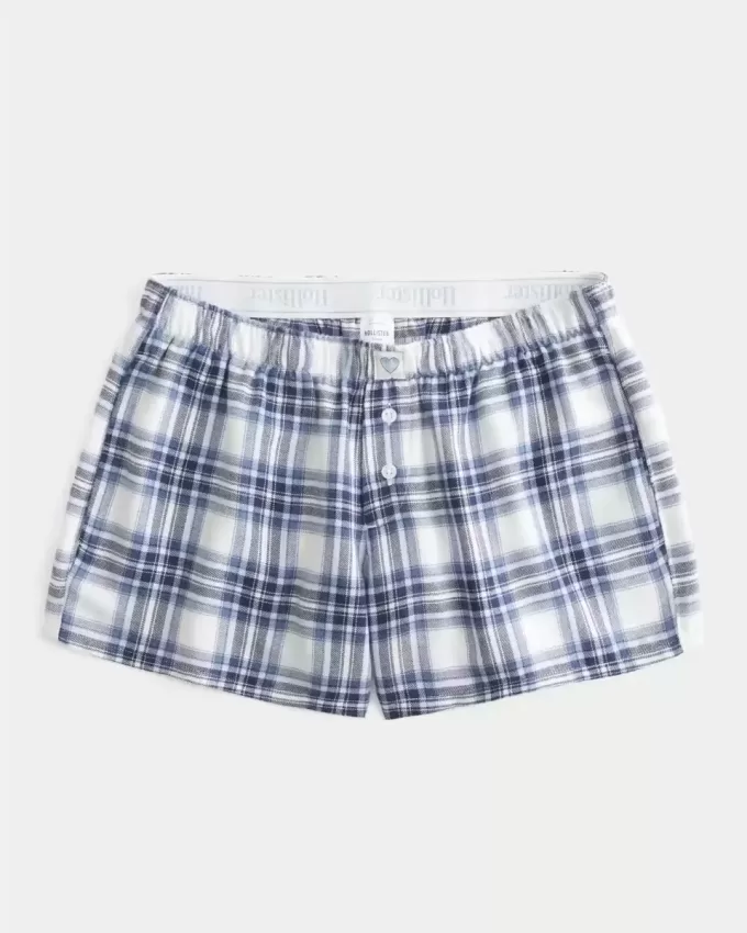 Flannel Boxer Shorts