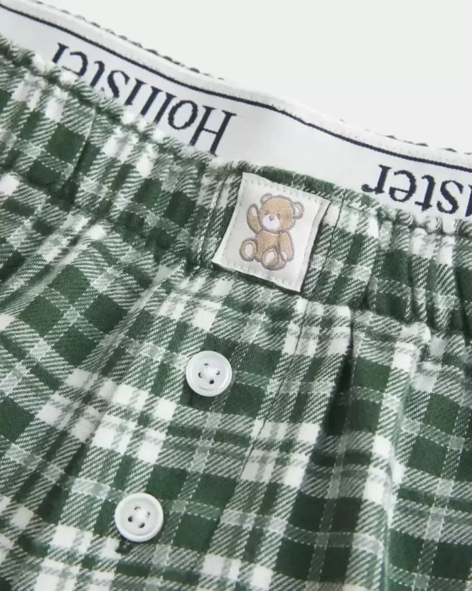 Flannel Boxer Shorts