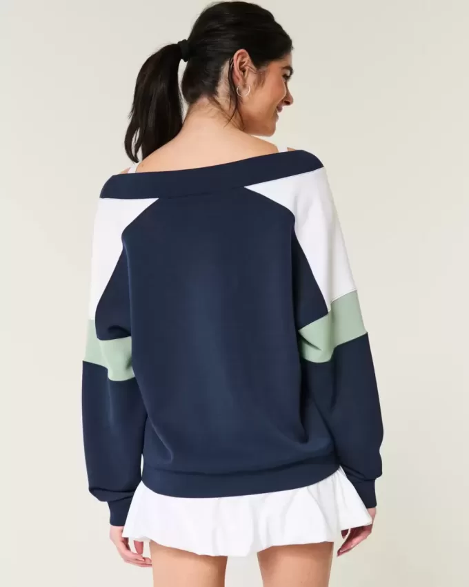 Gilly Hicks Active Cooldown Off-the-Shoulder Top