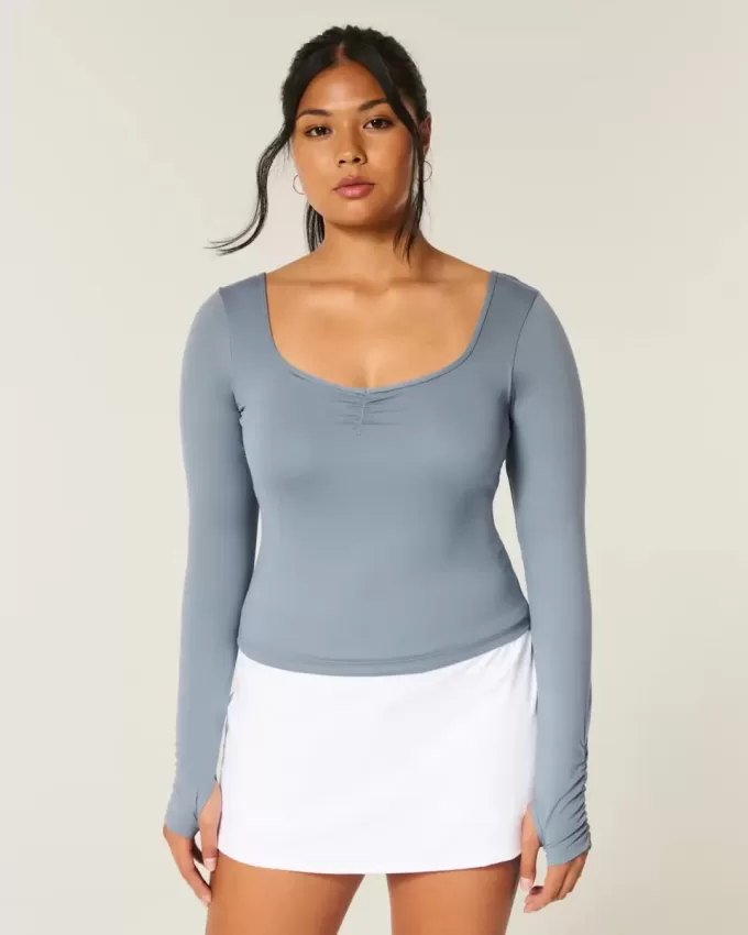 Gilly Hicks Active Recharge Cinch Sweetheart Top