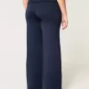 Gilly Hicks Active Recharge Foldover Waist Wide-Leg Pants