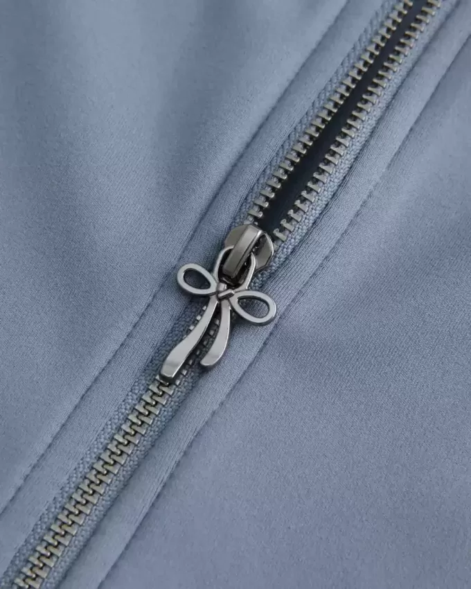 Gilly Hicks Active Recharge Side-Tie Zip-Up Jacket