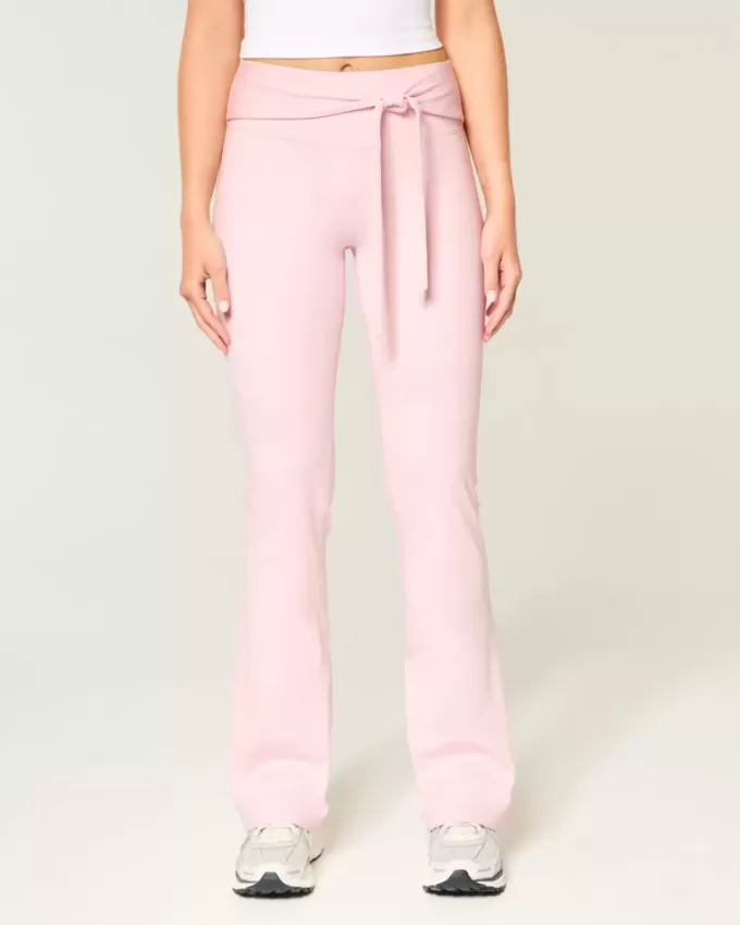 Gilly Hicks Active Recharge Tie-Waist Boot Leggings