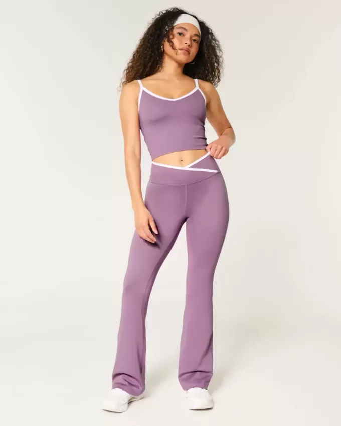 Gilly Hicks Active Recharge Tipped Flare Pants