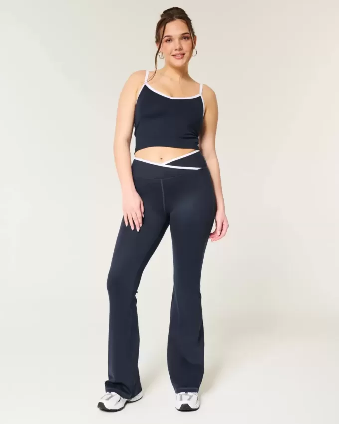 Gilly Hicks Active Recharge Tipped Flare Pants