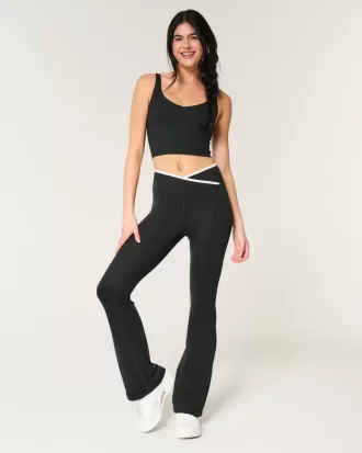 Gilly Hicks Active Recharge Tipped Flare Pants