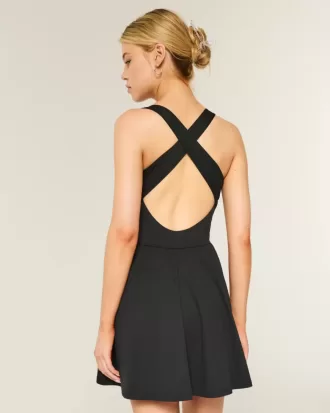 Gilly Hicks Active Recharge Wrap Halter Dress