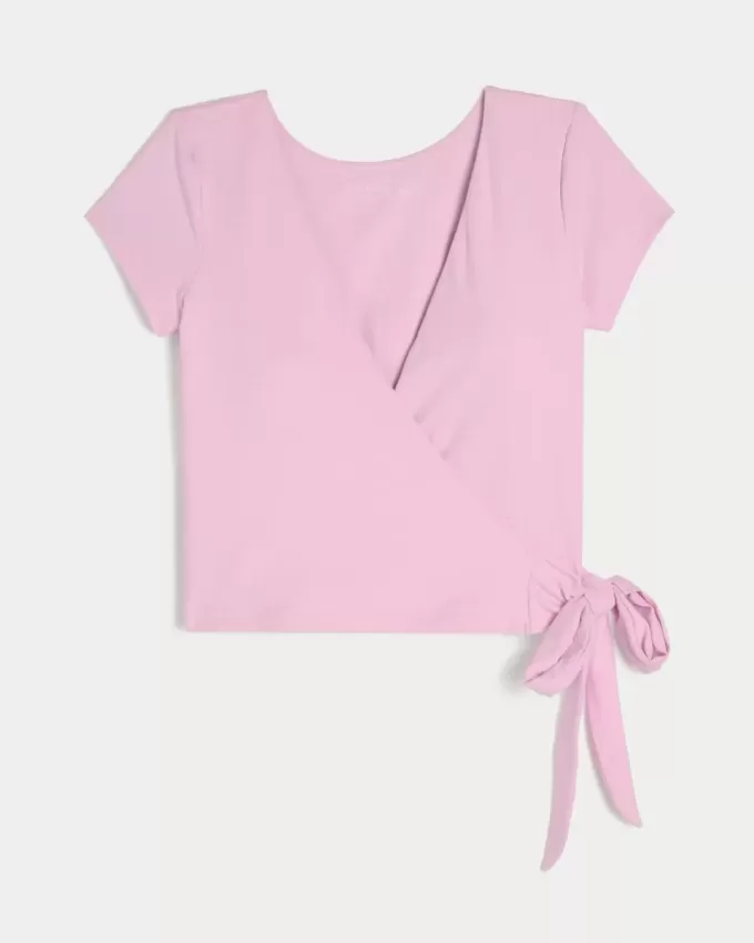 Gilly Hicks Active Recharge Wrap Top