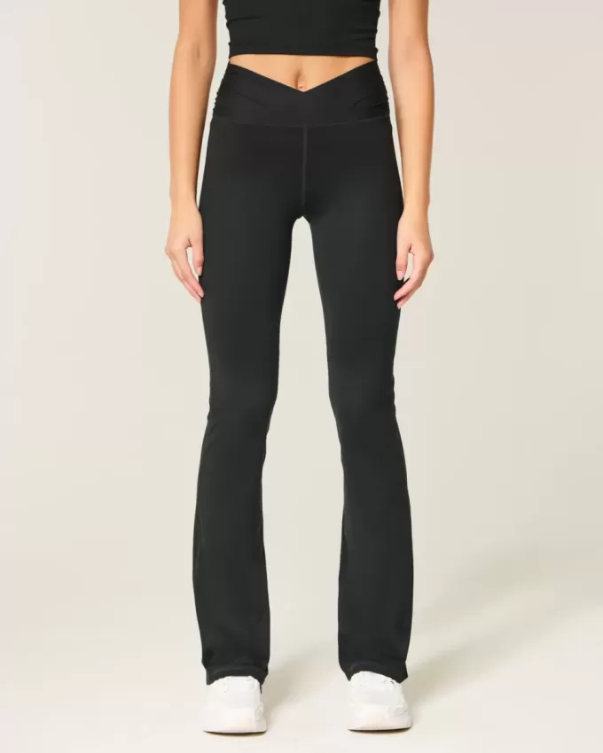 Gilly Hicks Active Recharge Wrap Waist Boot Leggings