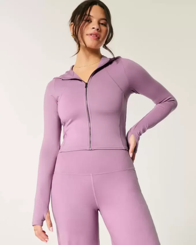Gilly Hicks Active Recharge Zip-Up Hoodie