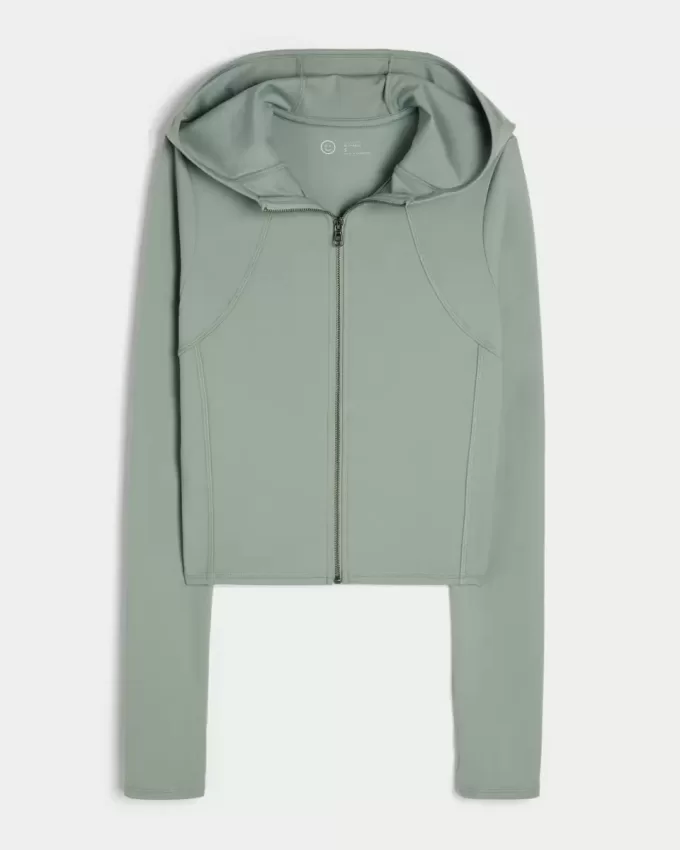 Gilly Hicks Active Recharge Zip-Up Hoodie