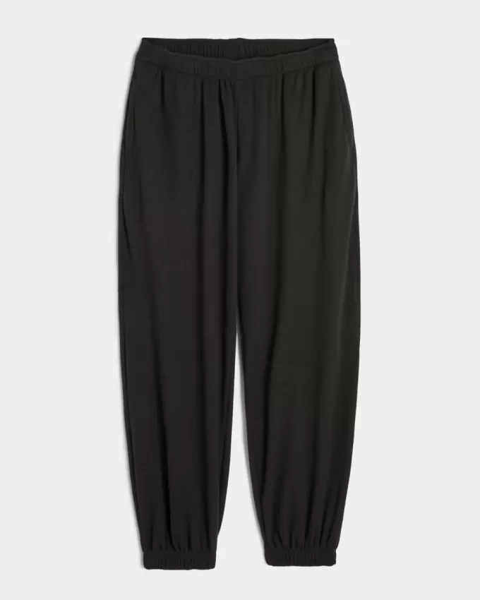 Gilly Hicks Cozy Waffle Baggy Joggers