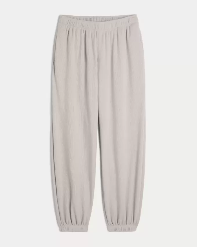 Gilly Hicks Cozy Waffle Baggy Joggers