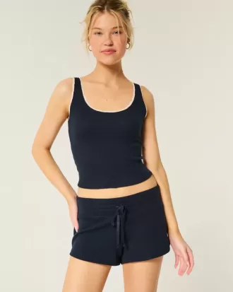 Gilly Hicks Cozy Waffle Mini Shorts