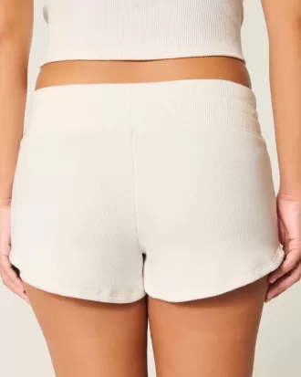 Gilly Hicks Cozy Waffle Mini Shorts