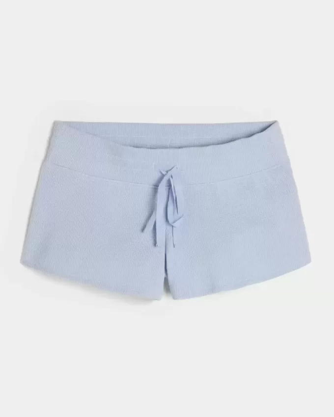 Gilly Hicks Cozy Waffle Mini Shorts