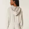 Gilly Hicks Knit V-Neck Hoodie